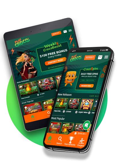 PlayCroco's 350+ free online casino games.